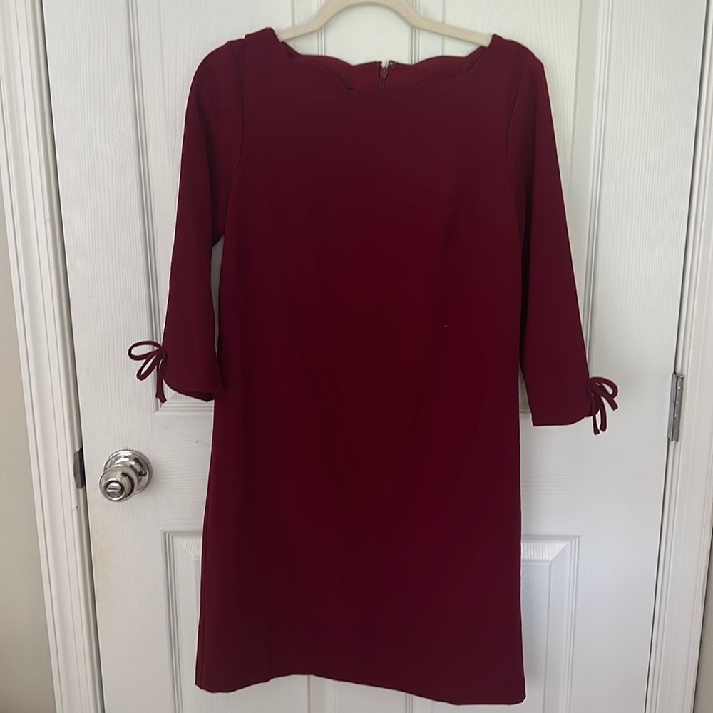 Talbots scallop dress